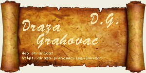 Draža Grahovac vizit kartica